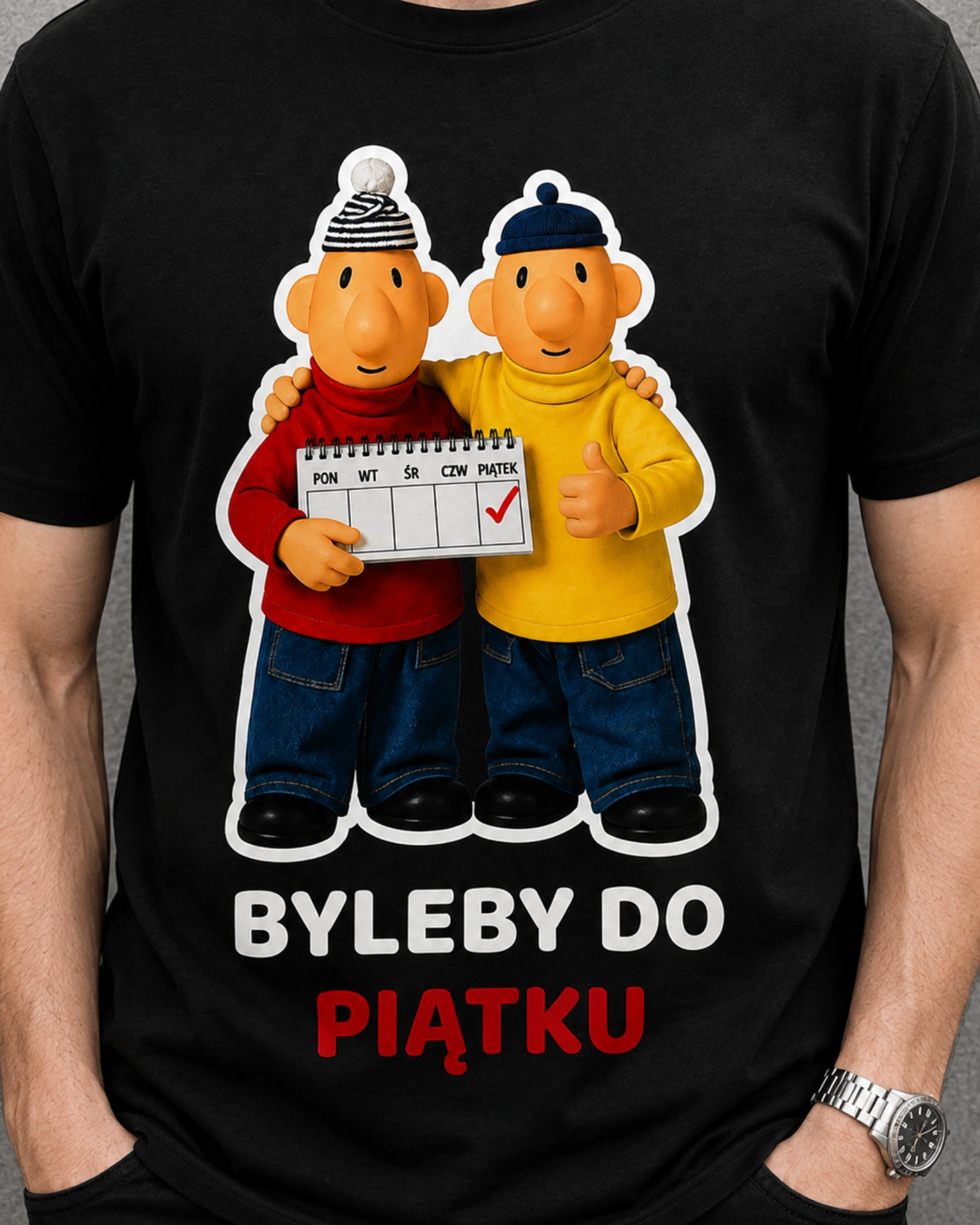 Koszulka Byleby do piątku - Eodzienie.pl